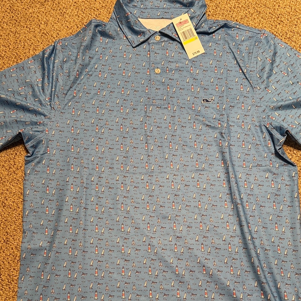 Men's Nautical Vineyard Vines Polo